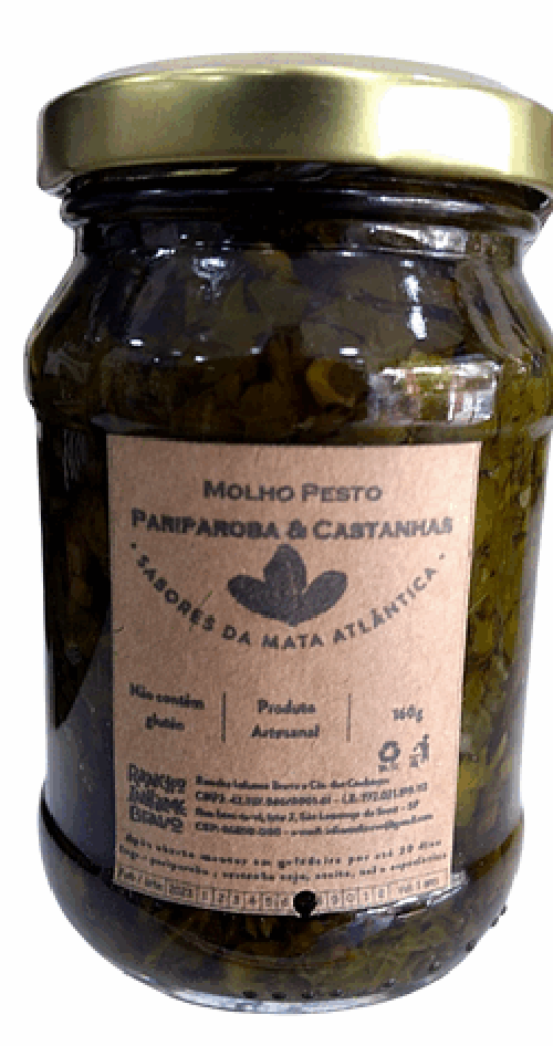 Pesto de Pariparoba com Castanhas