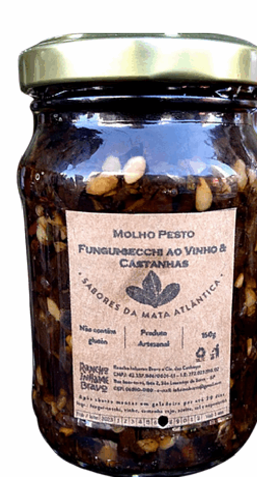 Funghi Seco ao Vinho com Castanhas