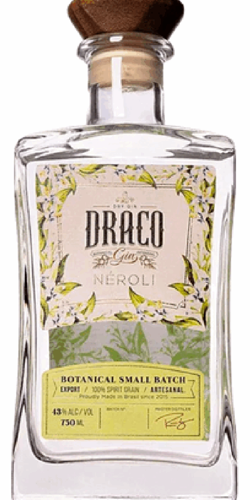 Gin Draco Néroli Dry gin moderno, perfeito