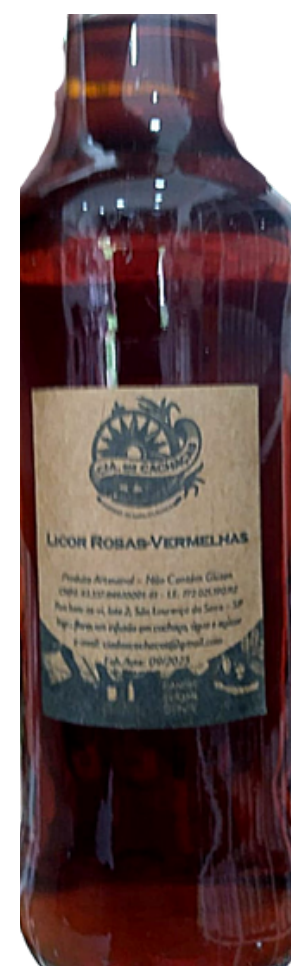Licor Artesanal Rosas Vermelhas 100% Natural