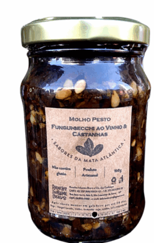 Funghi Seco ao Vinho com Castanhas