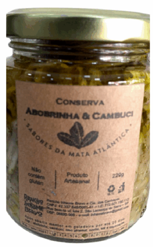 Conserva Abobrinha e Cambuci